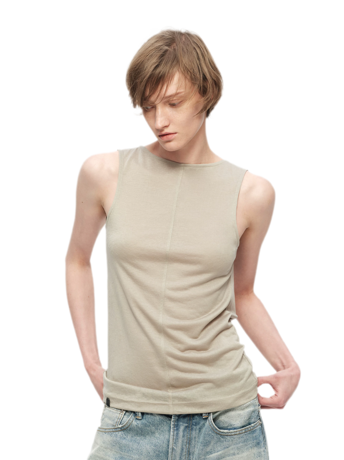 Snowflake Lyocell Back Tank