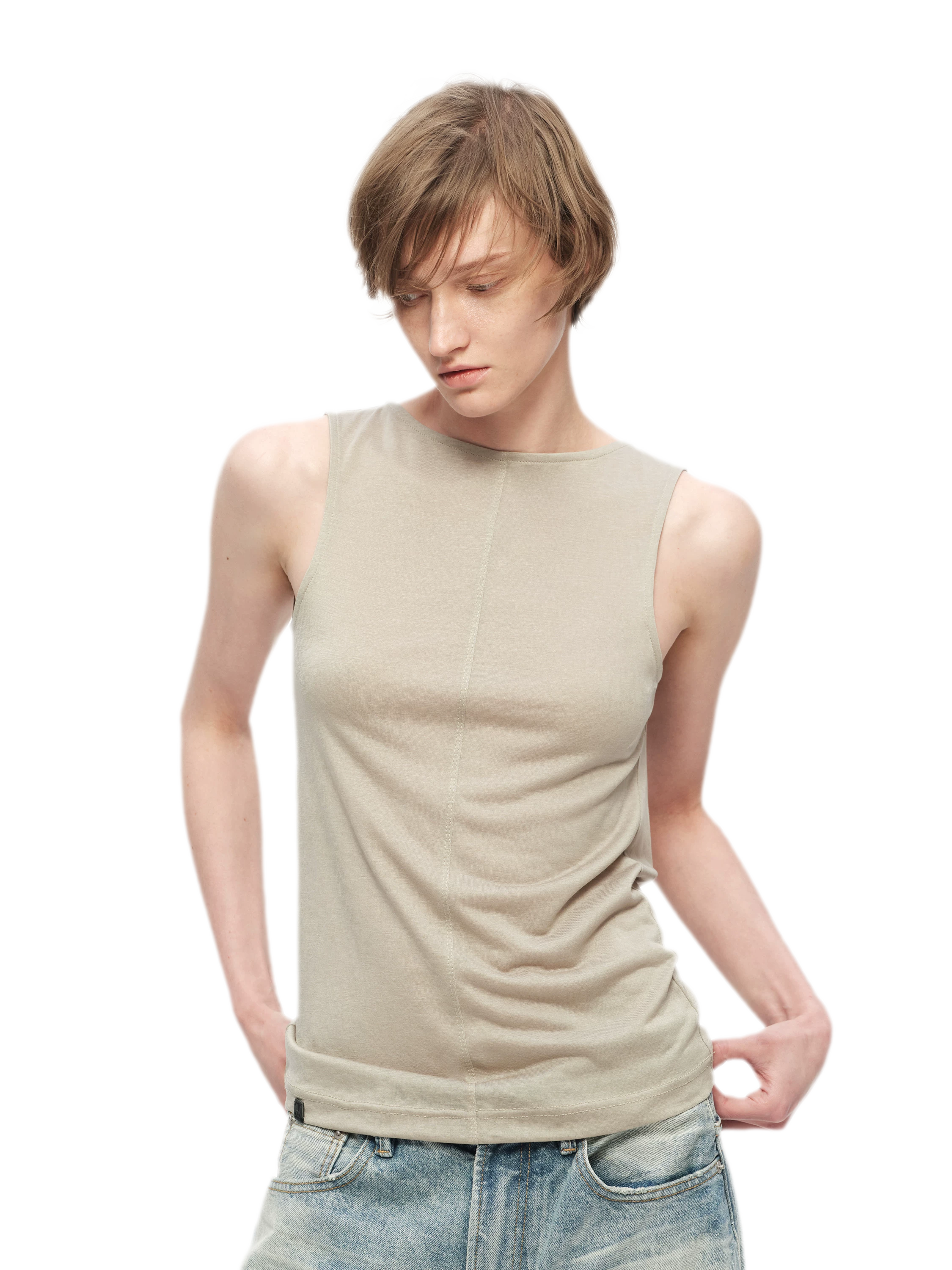 Snowflake Lyocell Back Tank
