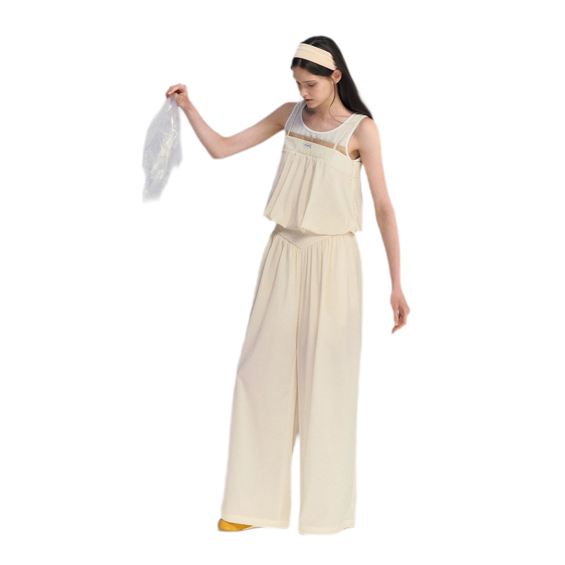 Contrast Faux Layered Set