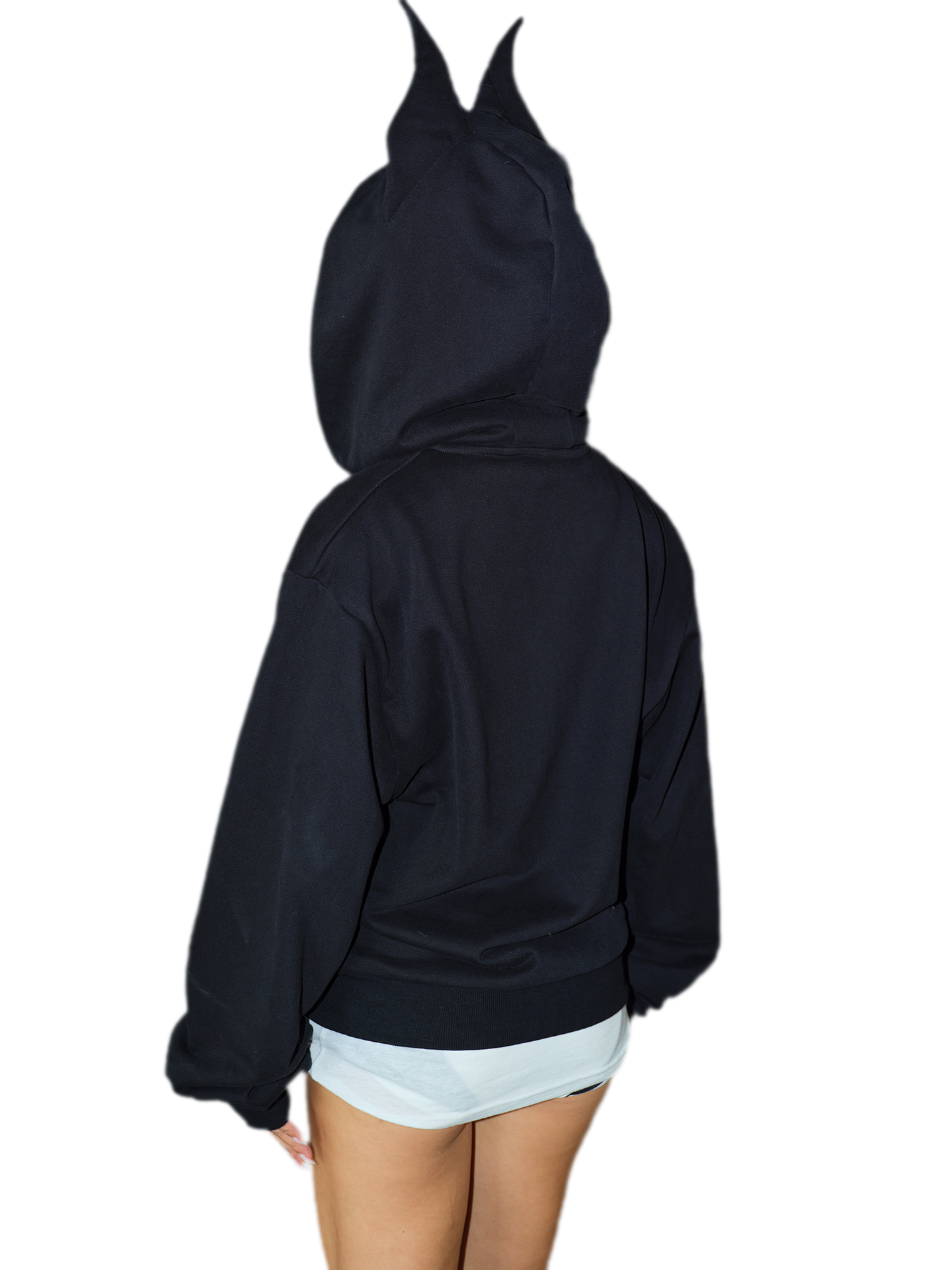 Devil Ear Zip Hoodie