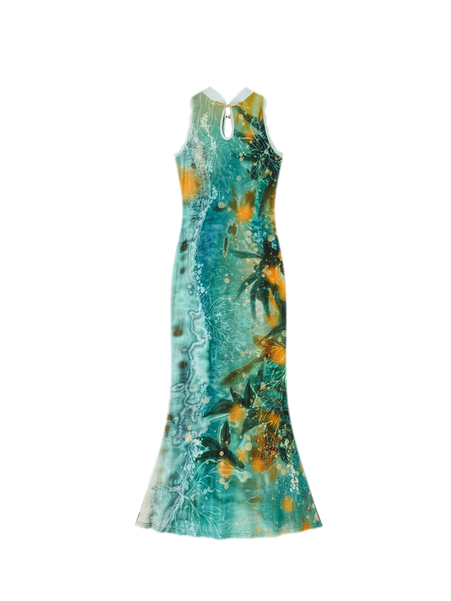 Reversible Fishtail Qipao Dress