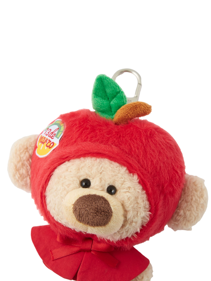 Plush Apple Keychain