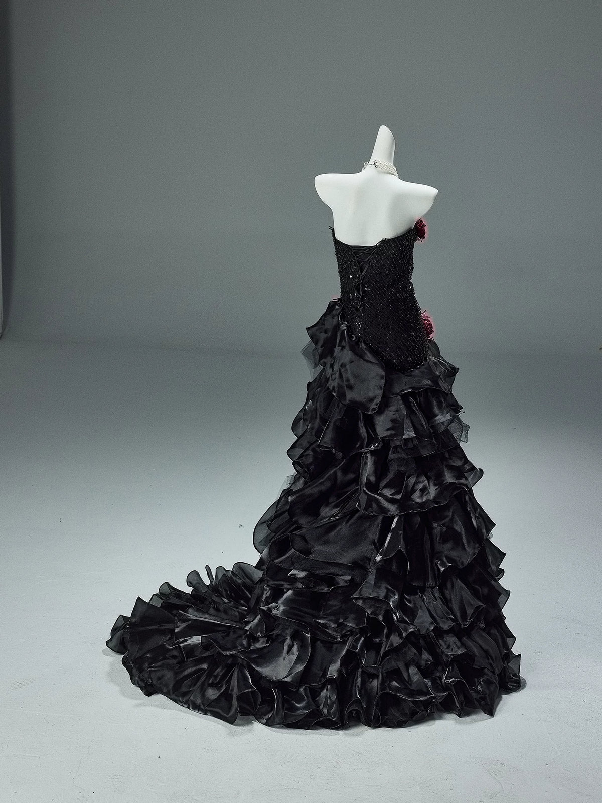Sequin Corset Mermaid Evening Gown