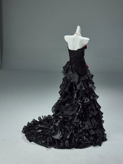 Sequin Corset Mermaid Evening Gown