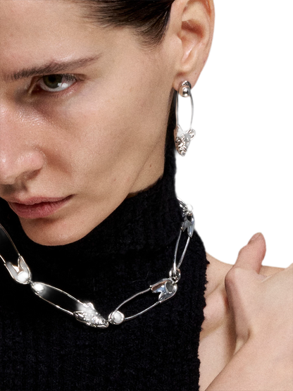 Punk Fishbone Earrings