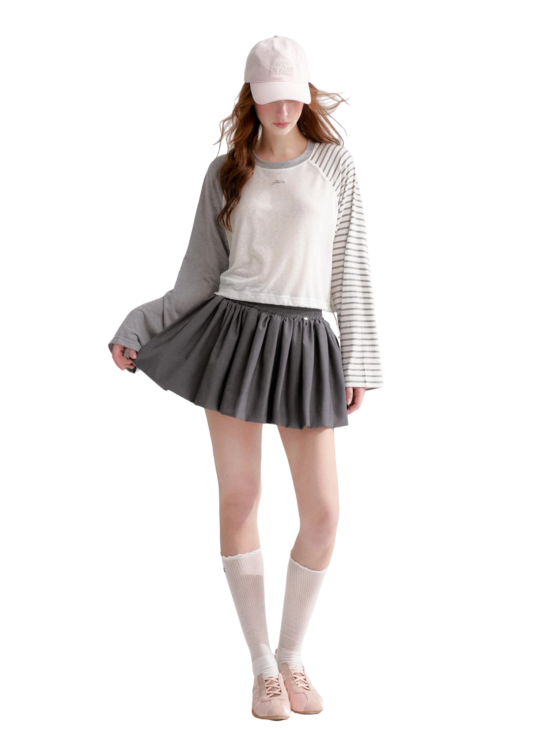 Lyocell Drawstring Raglan Sleeve Sun Protection Tee