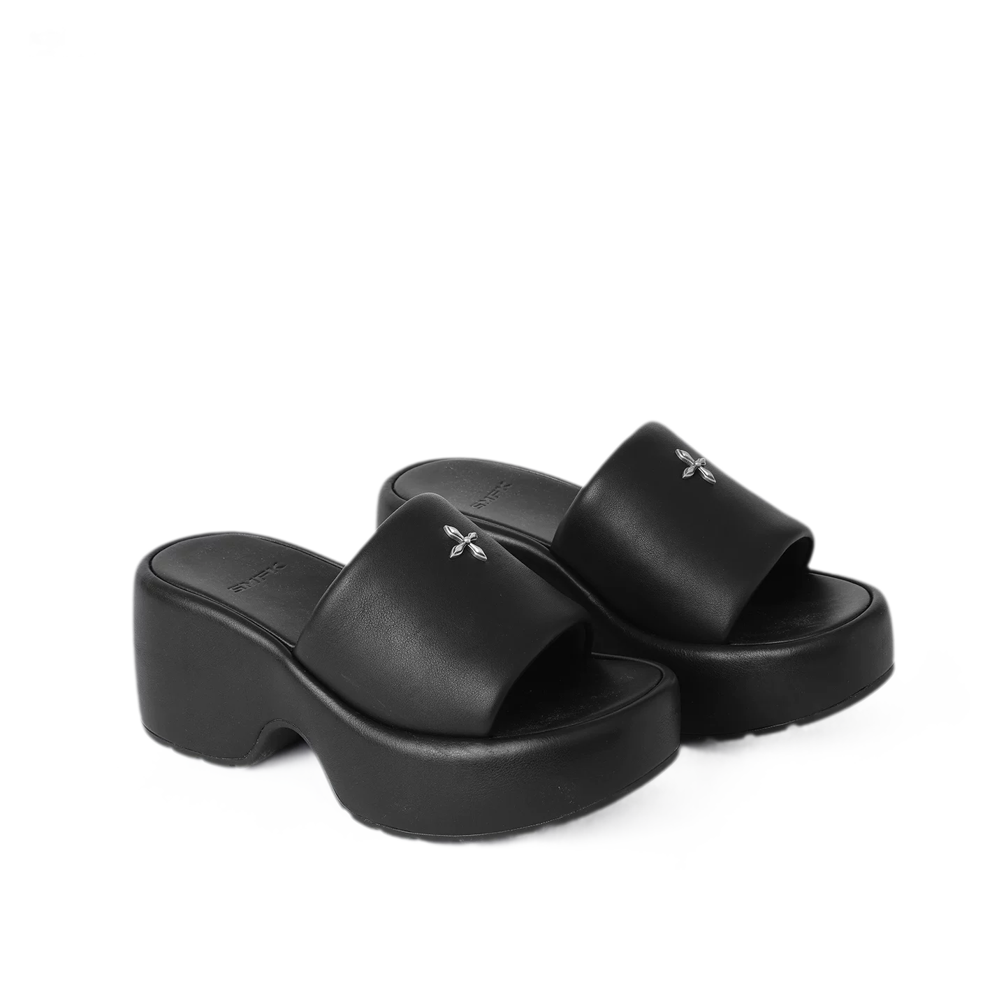 Leather High Heel Sandals