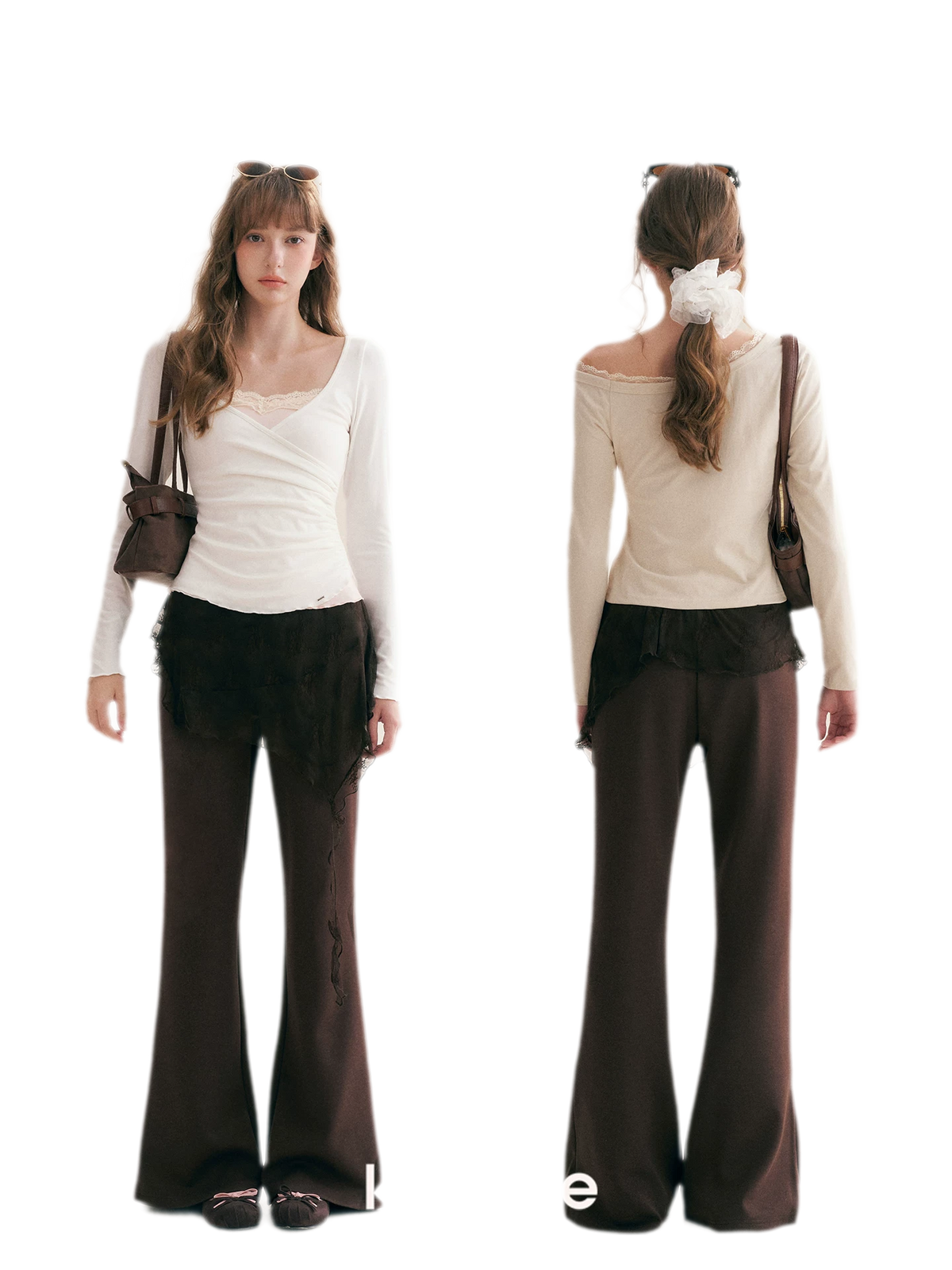 Romantic Lace Wide-Leg Pants