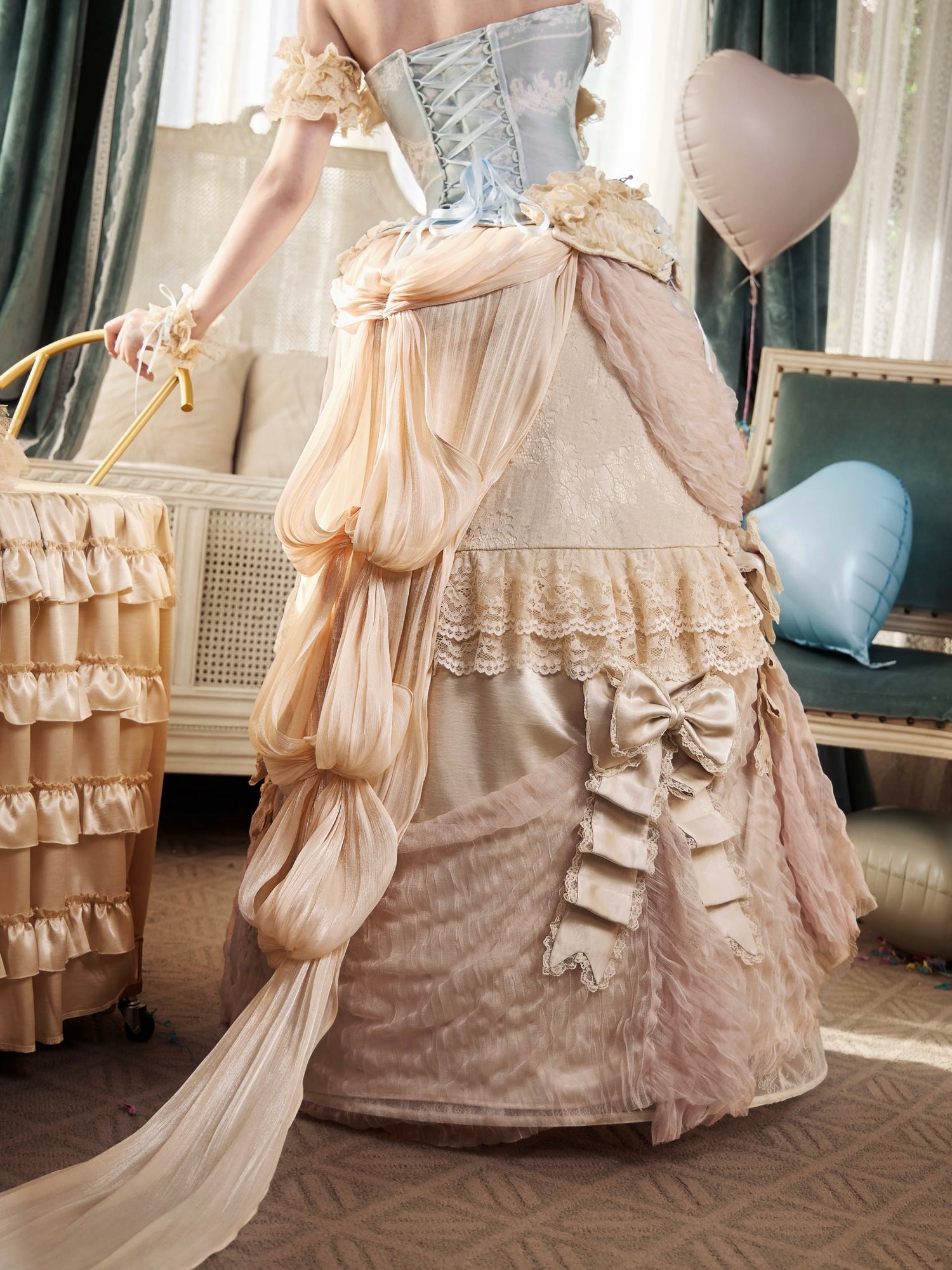 Rococo Bustle Train Skirt