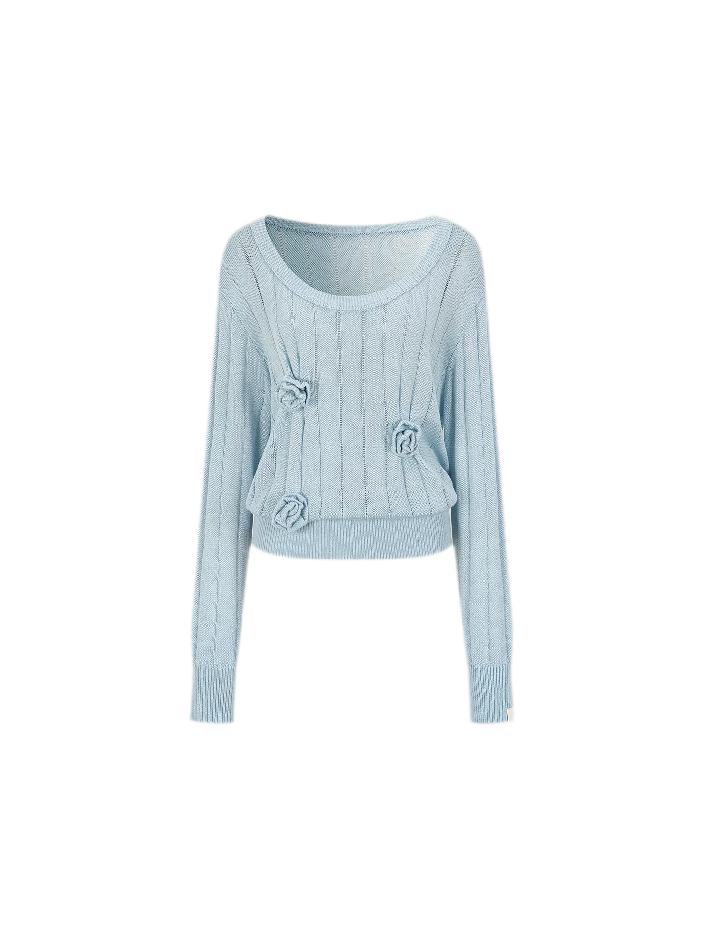 Asymmetric Flower Knit