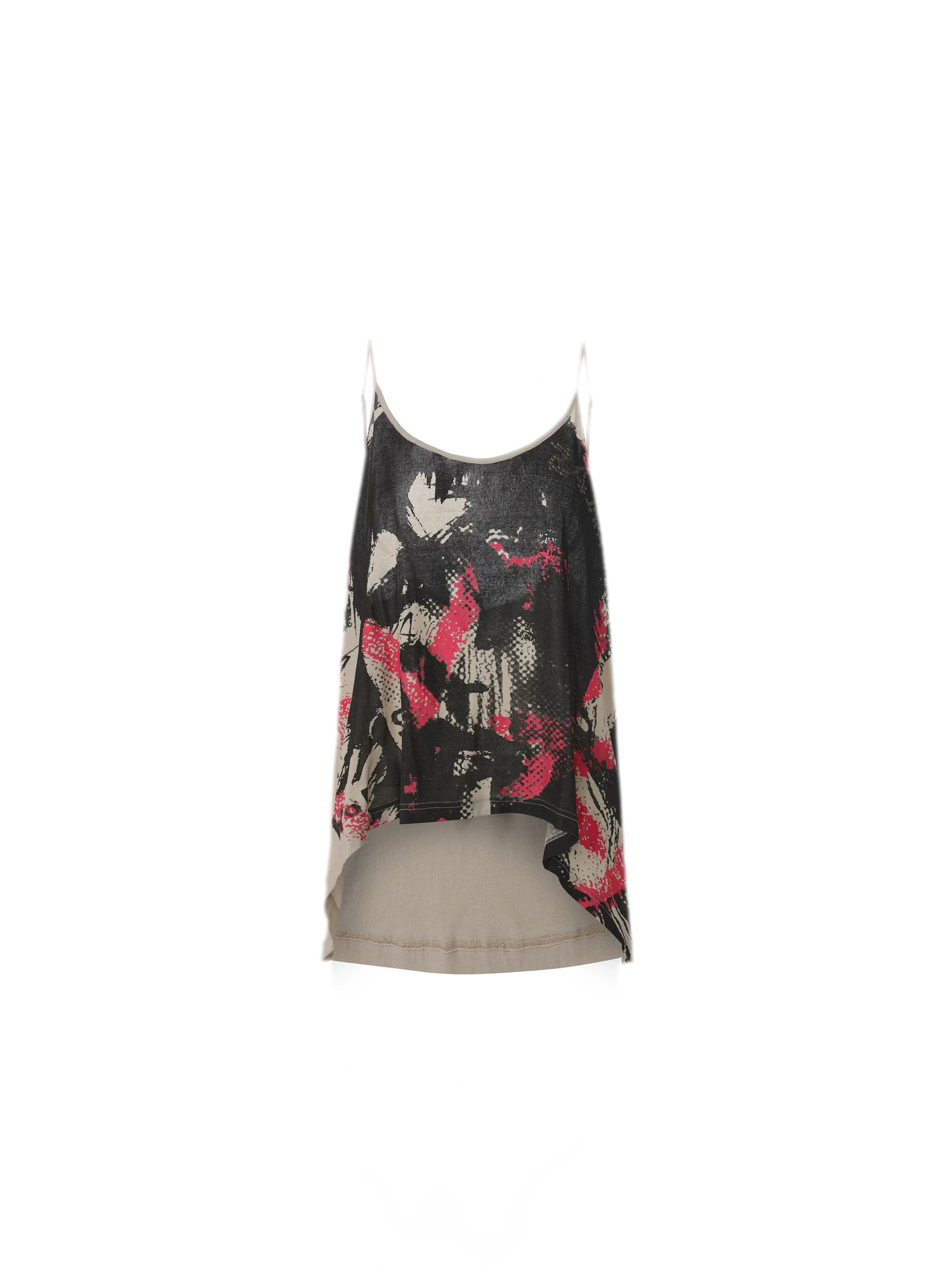 Graffiti Rhinestone Halter Cami