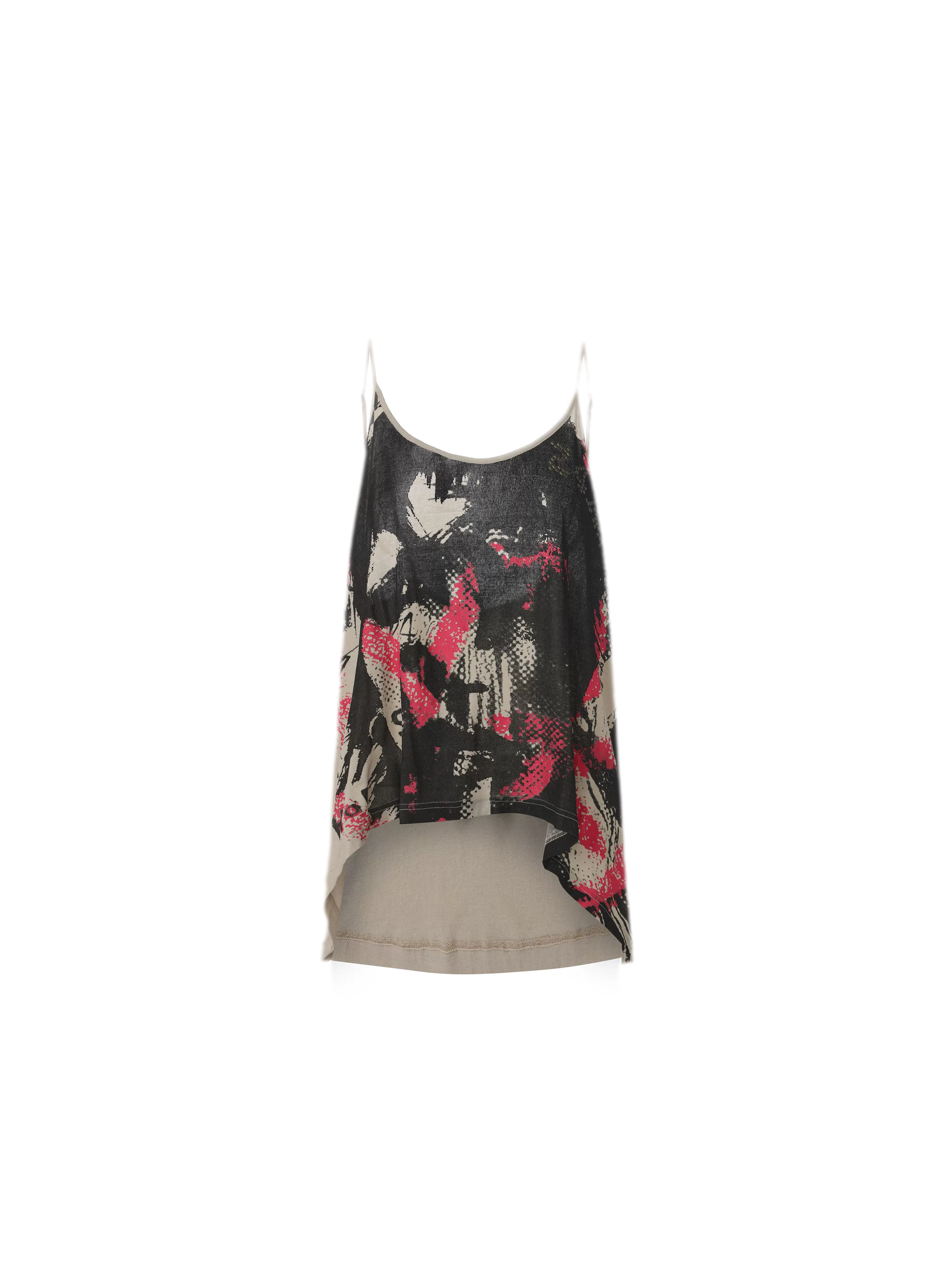Graffiti Rhinestone Halter Cami