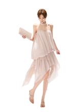 CYNR Pearl Halter Midi Dress – view 6