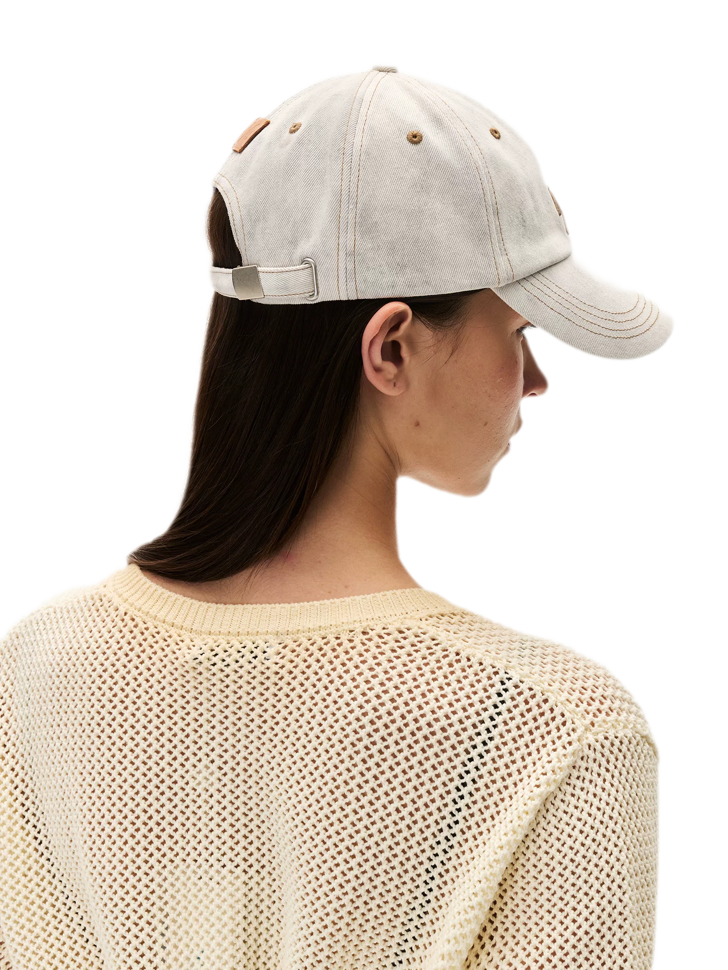 Washed Denim Baseball Cap