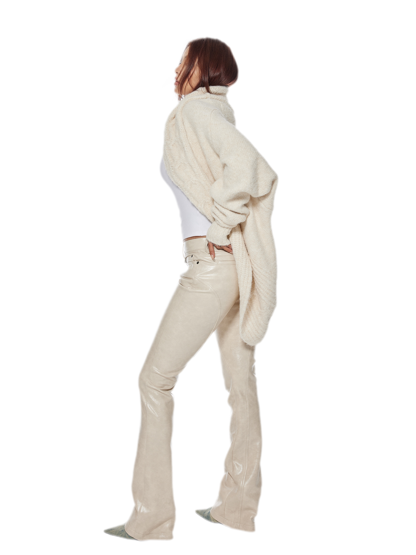 Oversized Shawl Knit Cardigan