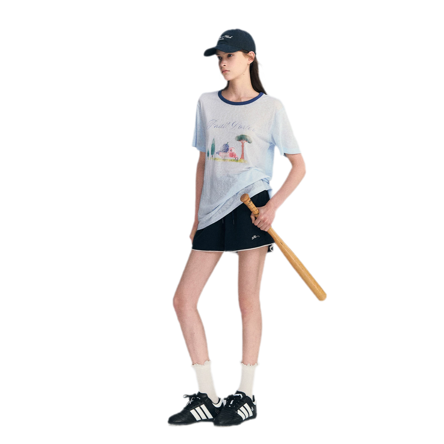 Lyocell Print T-Shirt