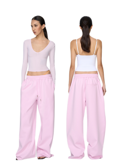 Air Cotton Wide-Leg Sweatpants