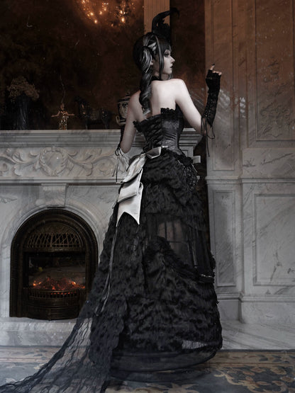 Gothic Heart Fishbone Corset