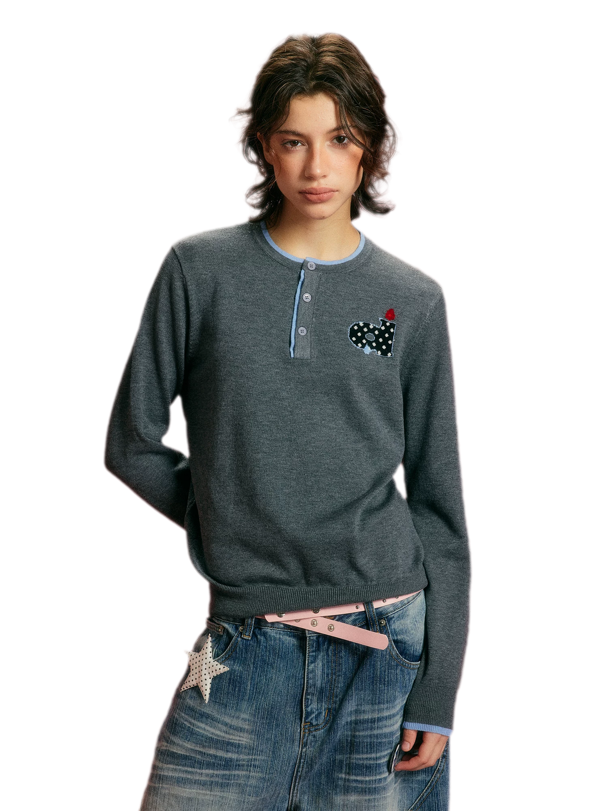 Top in maglia con contrasto in misto seta — Carica immagine 5 in vista galleria