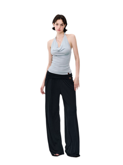 Irregular Ruffle Knit Set
