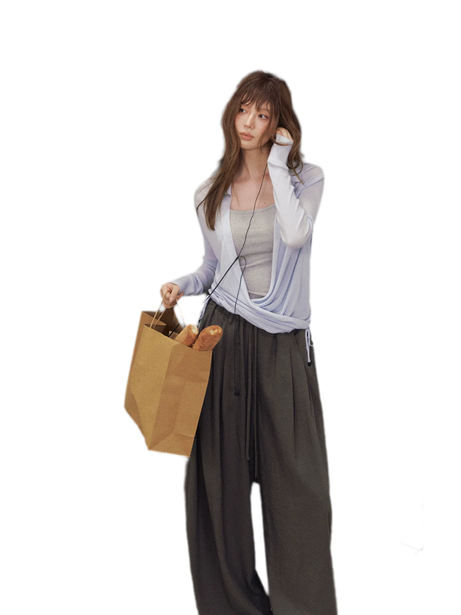 Drawstring Bubble Pants