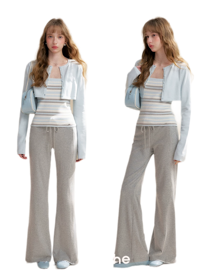 Knit Cardigan Cami Set