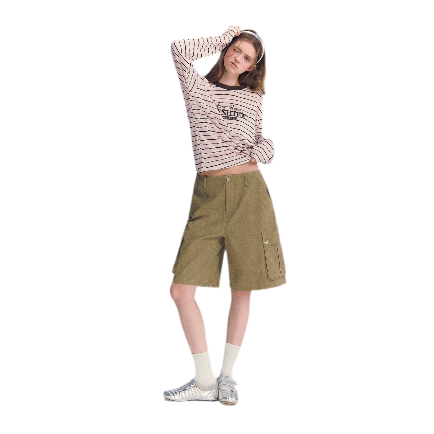 Washed Cargo Shorts