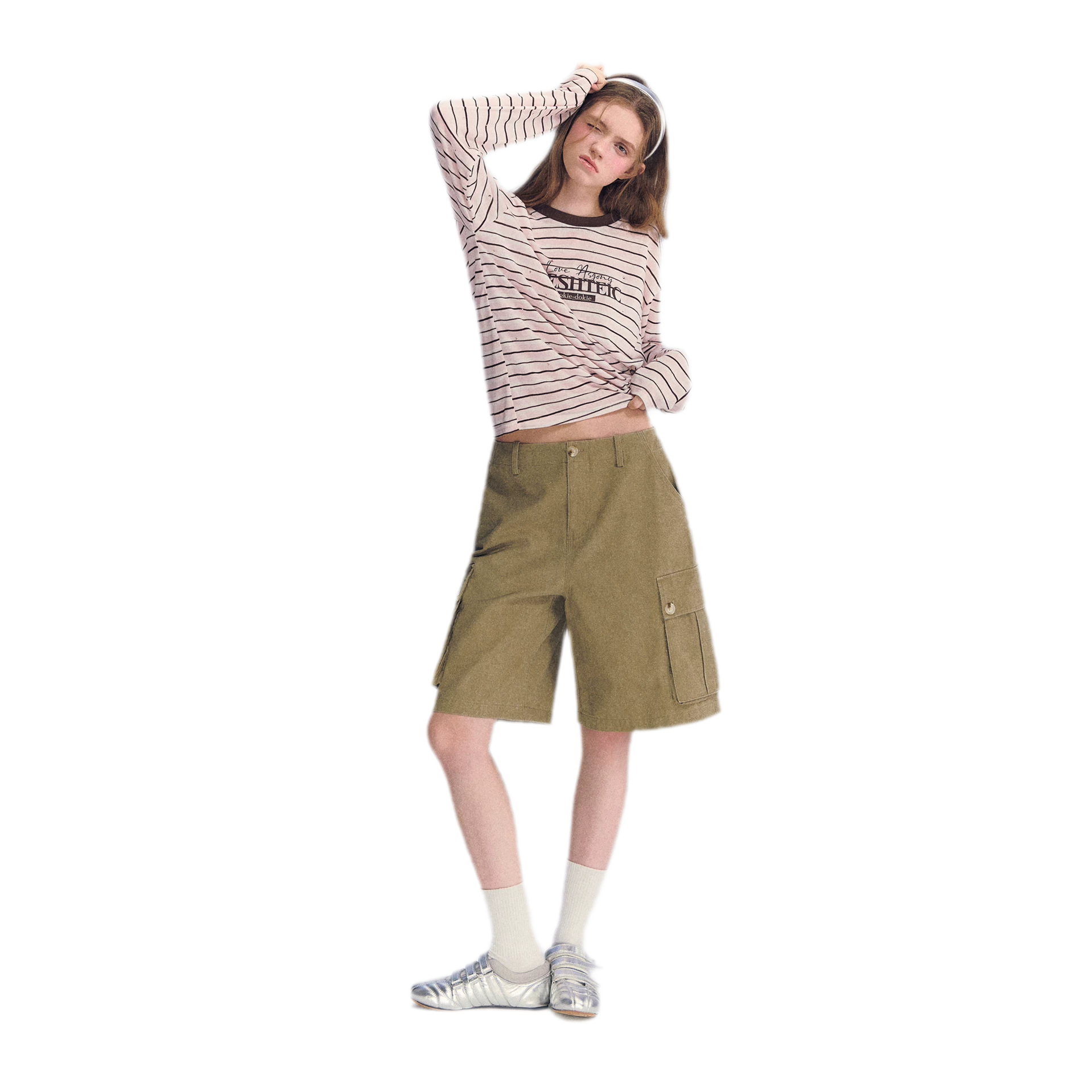 Washed Cargo Shorts