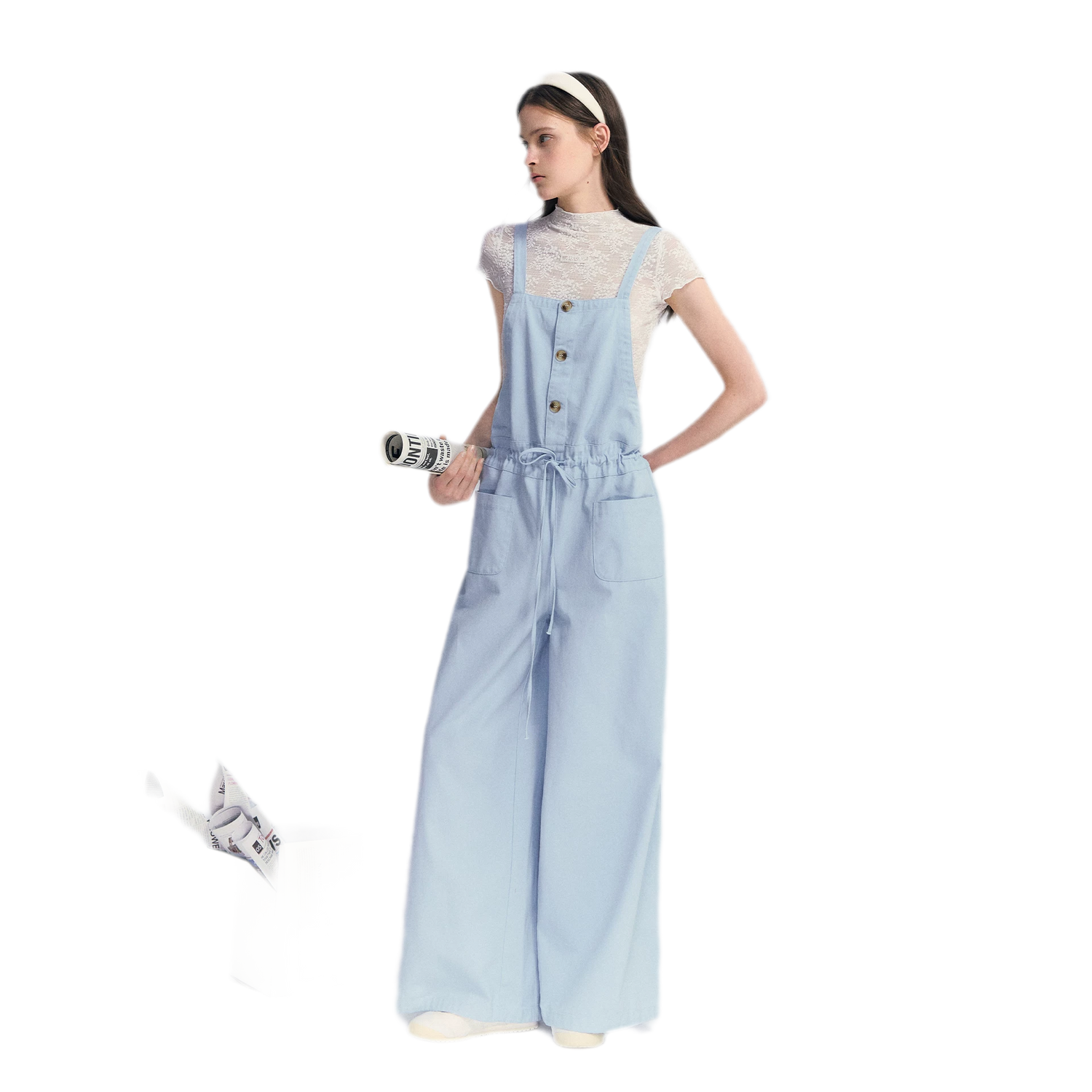 Drawstring Jumpsuit