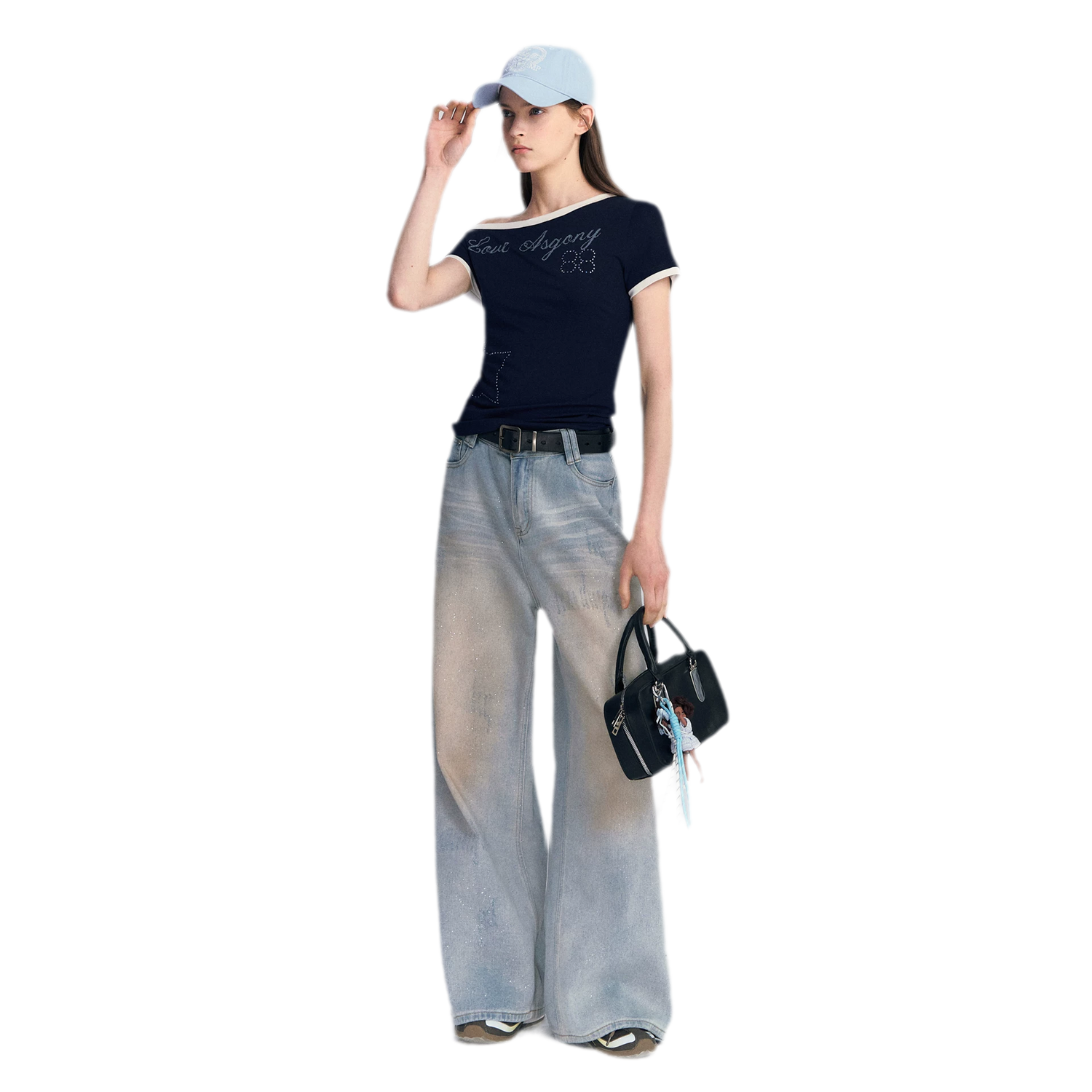 Lyocell Off-Shoulder Tee