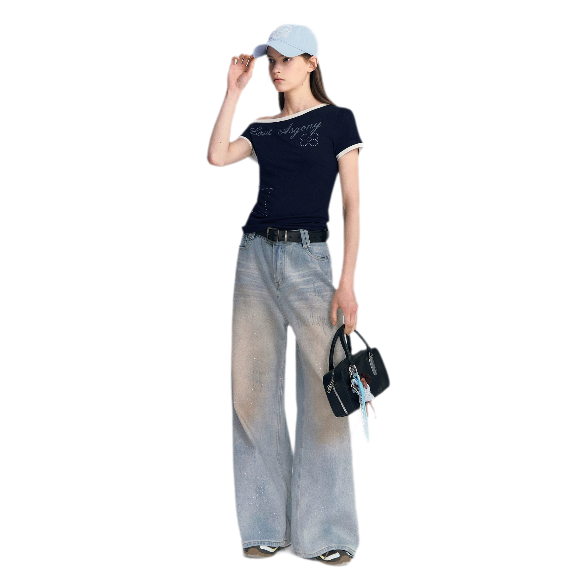 Lyocell Off-Shoulder Tee
