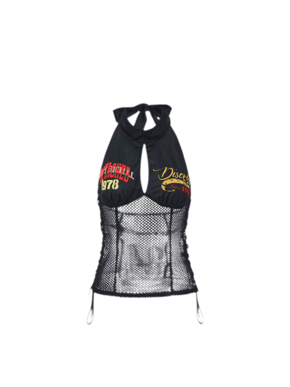 Halter Mesh Camisole