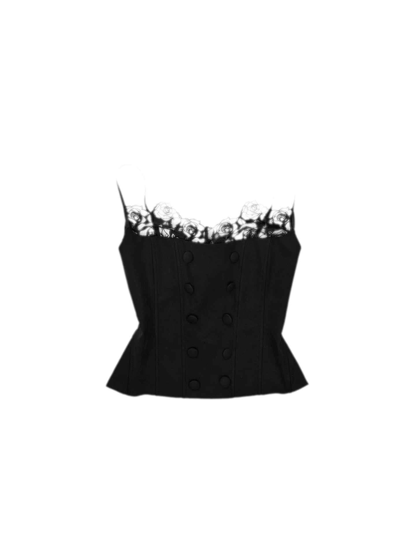 Fishbone Lace Corset Top