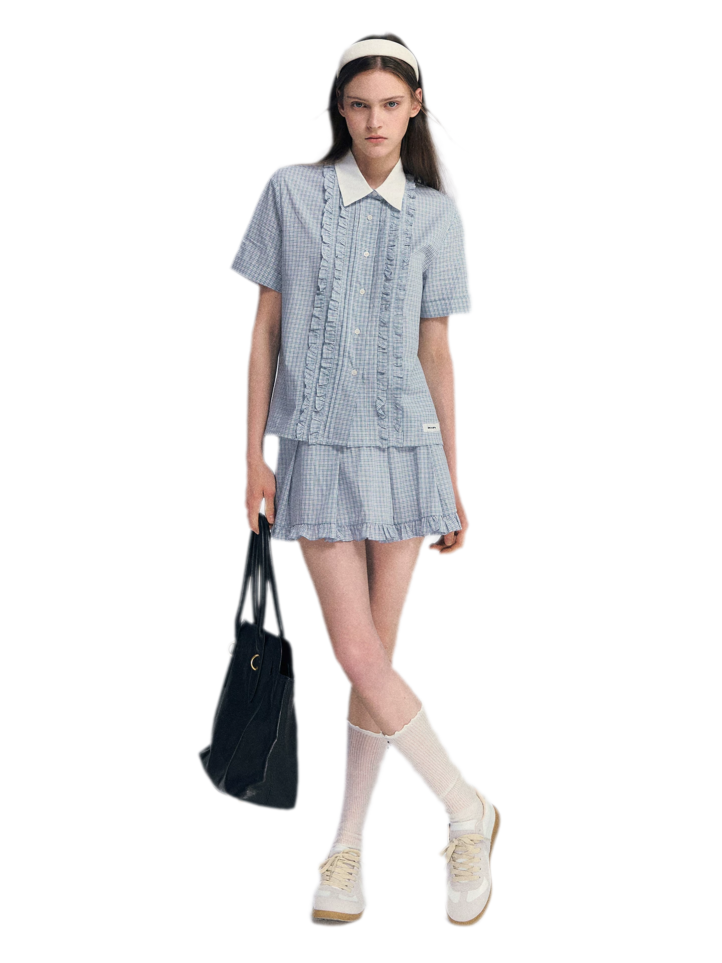 Blue Plaid Set