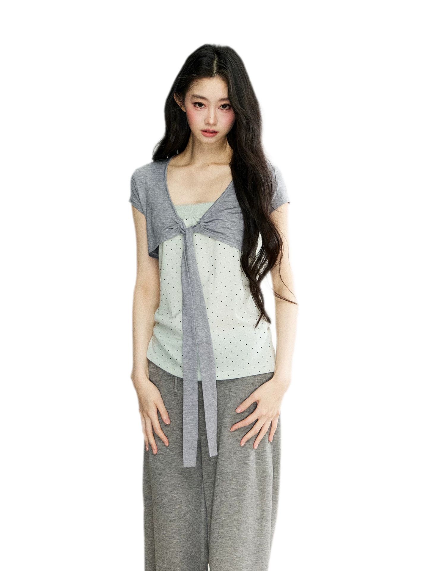 Polka Dot Knit Set