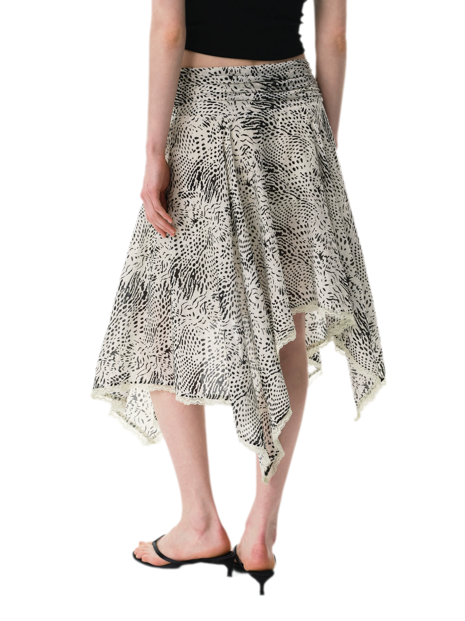 Zebra Lace Skirt