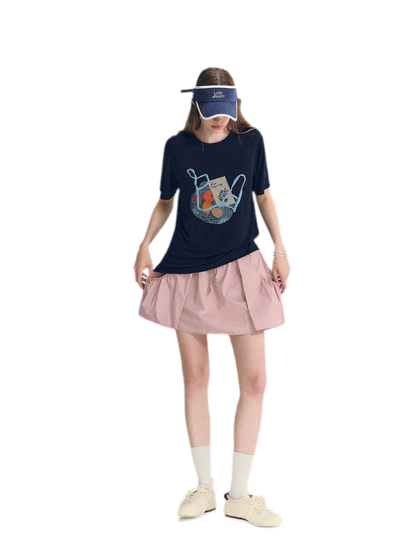 Fruit Embroidery Tee