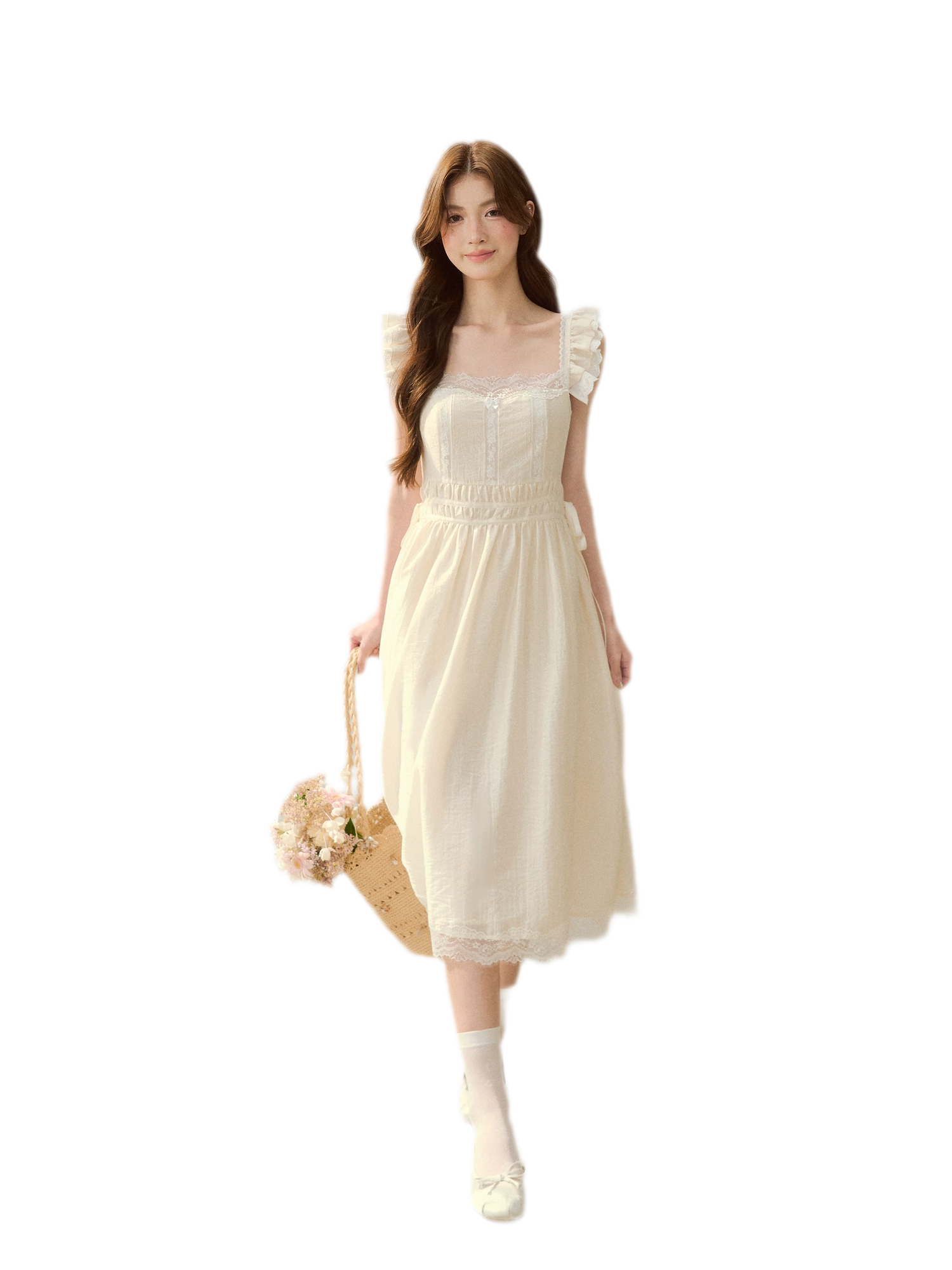Lace Trim Slip Dress