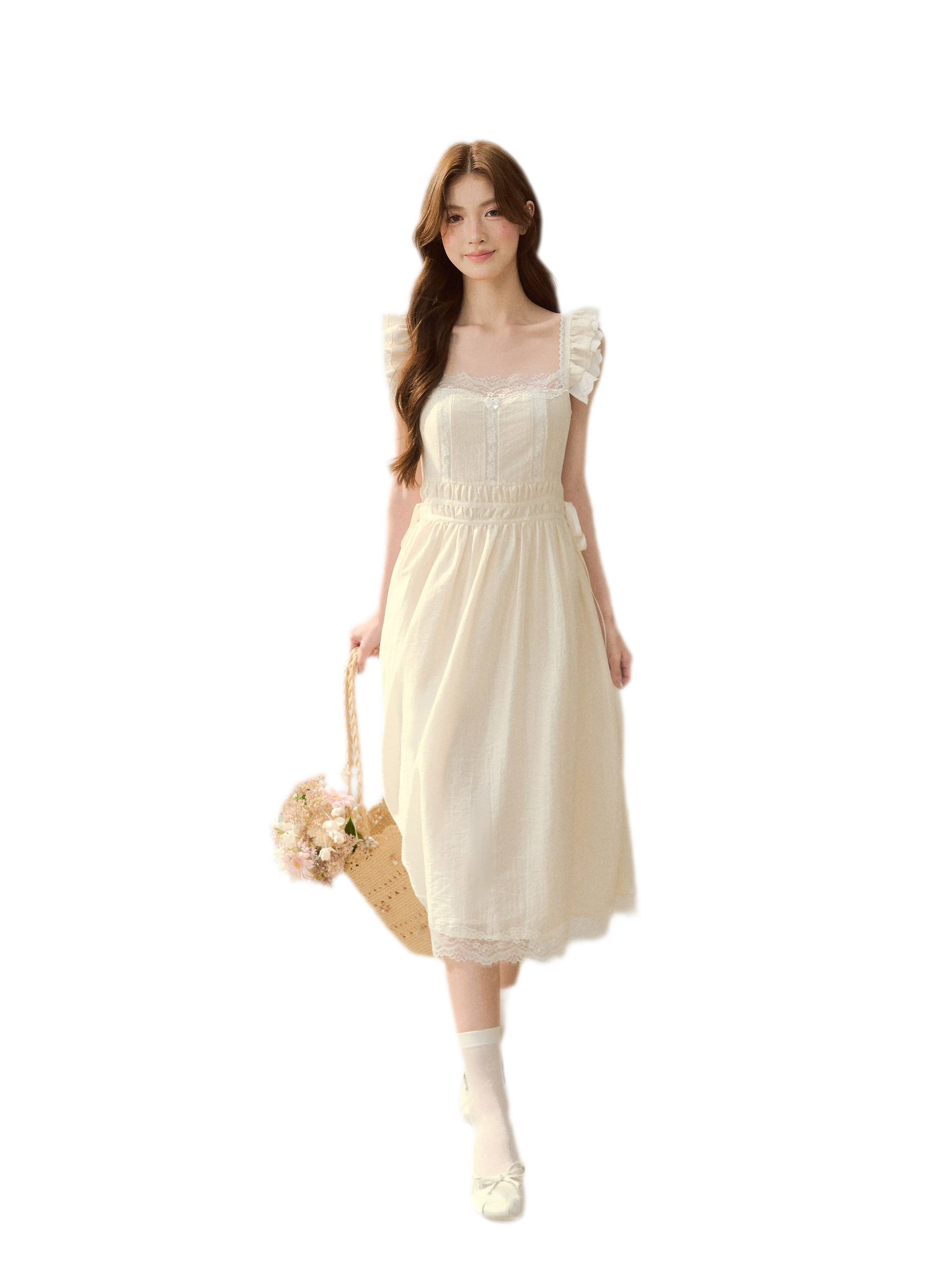 Lace Trim Slip Dress