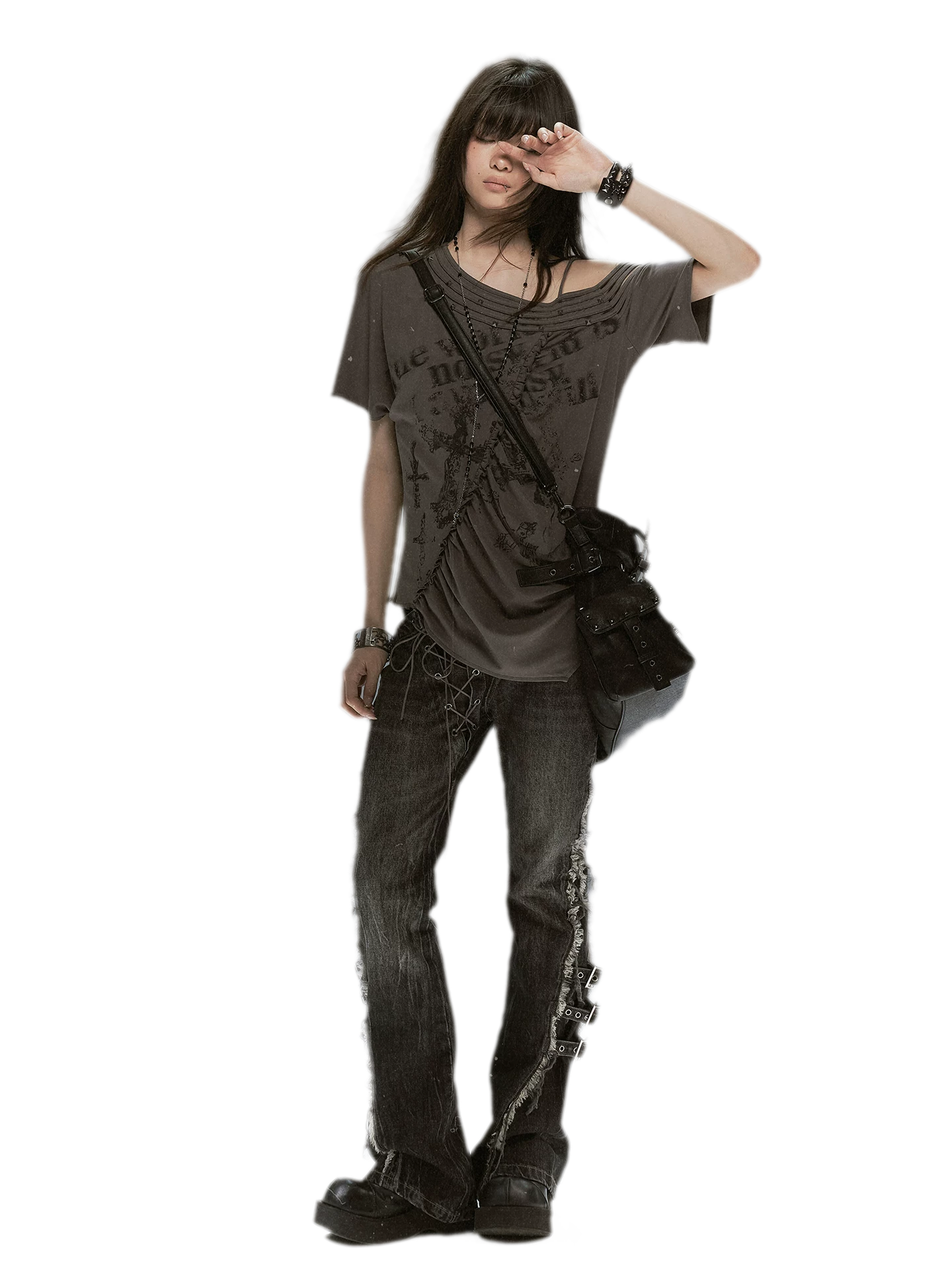Punk Tencel Studded Tee