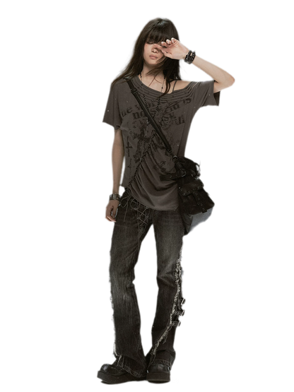 Punk Tencel Studded Tee