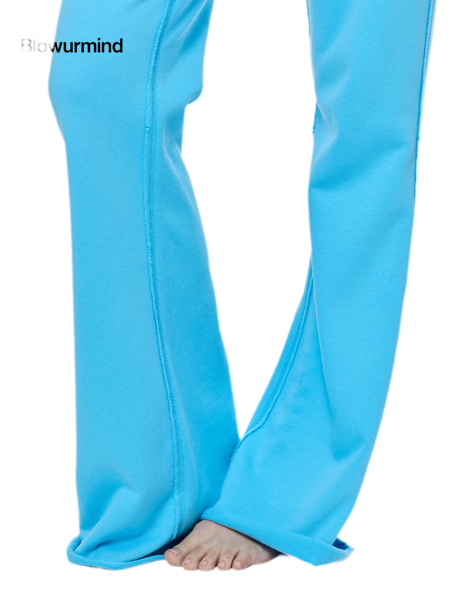 Blue Flare Sport Pants