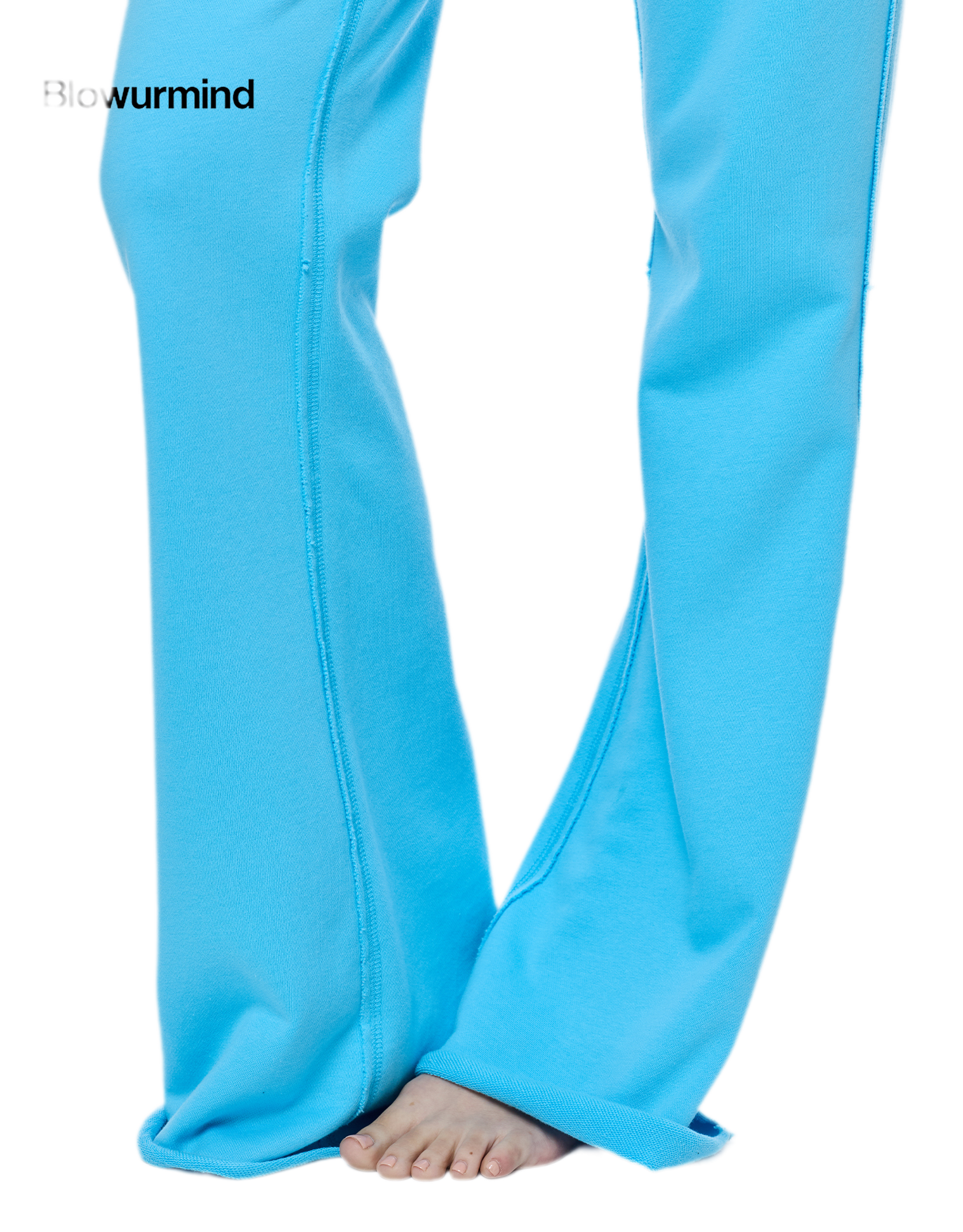 Blue Flare Sport Pants