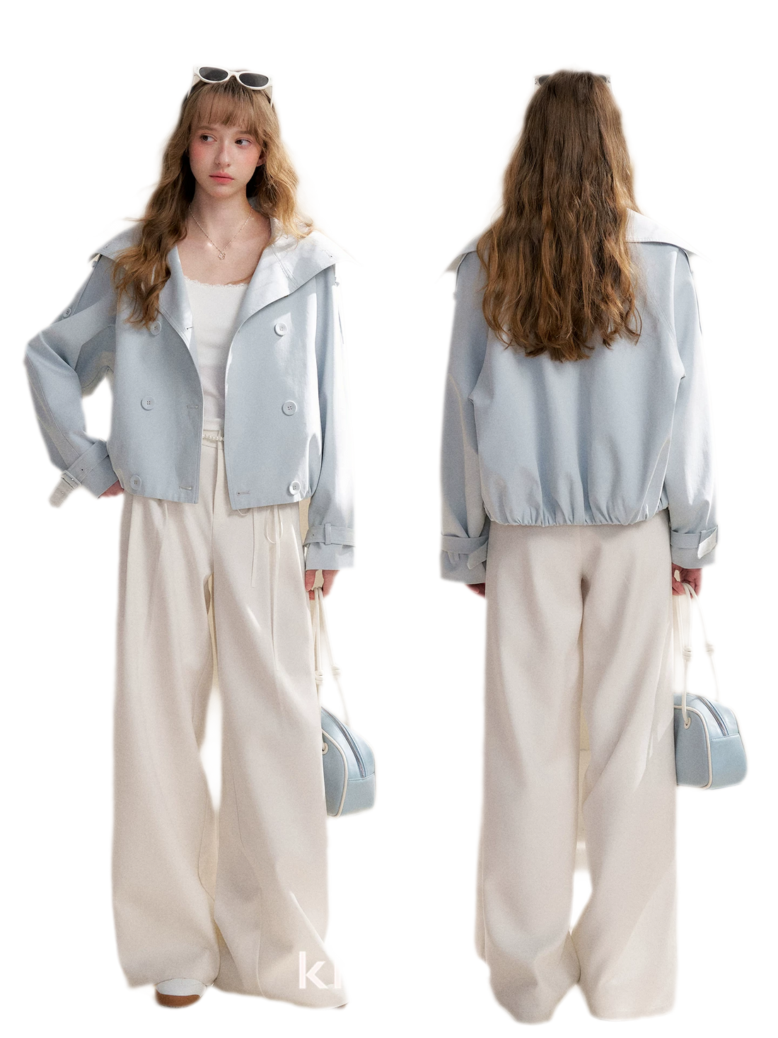 Lyocell Cotton Oversized Trench Jacket