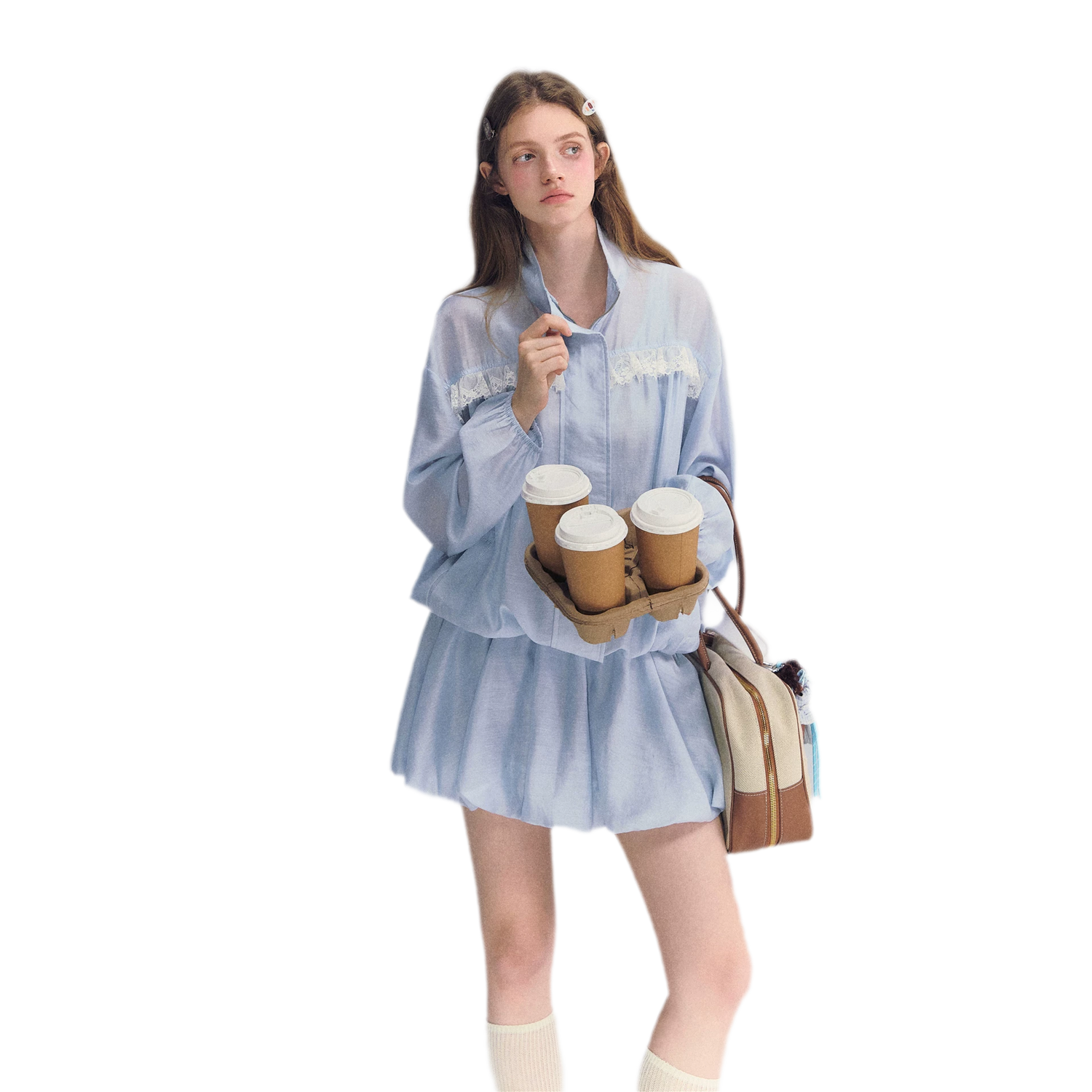 Lyocell Lace Sun Jacket Set