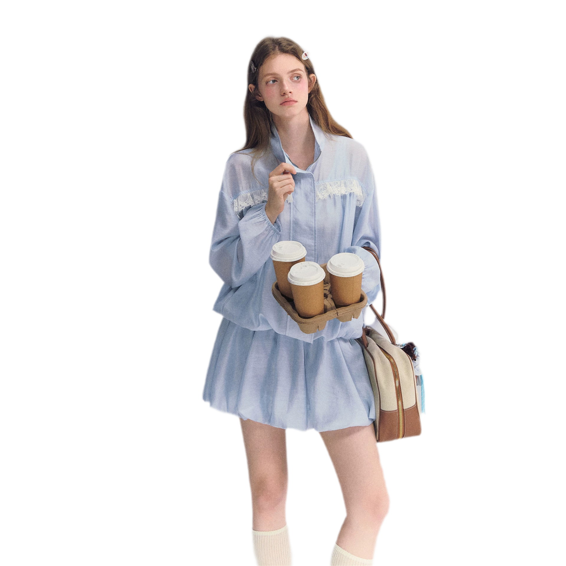 Lyocell Lace Sun Jacket Set