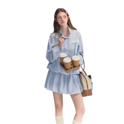 Lyocell Lace Sun Jacket Set