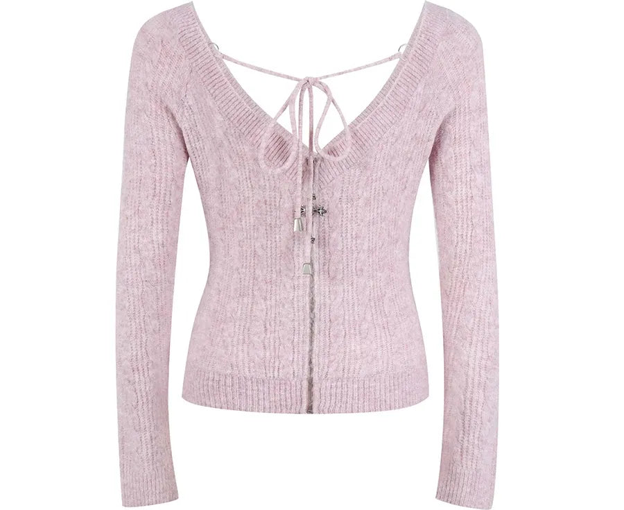 Reversible Knit Cardigan