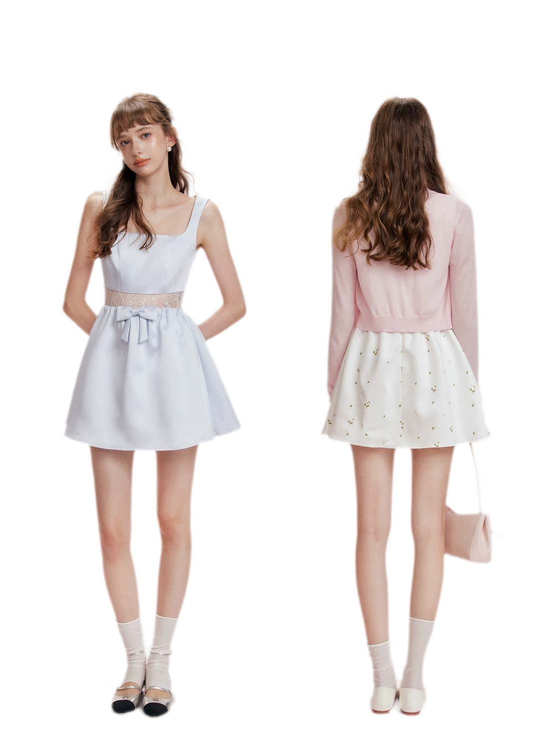 Lace Waist Satin Dress