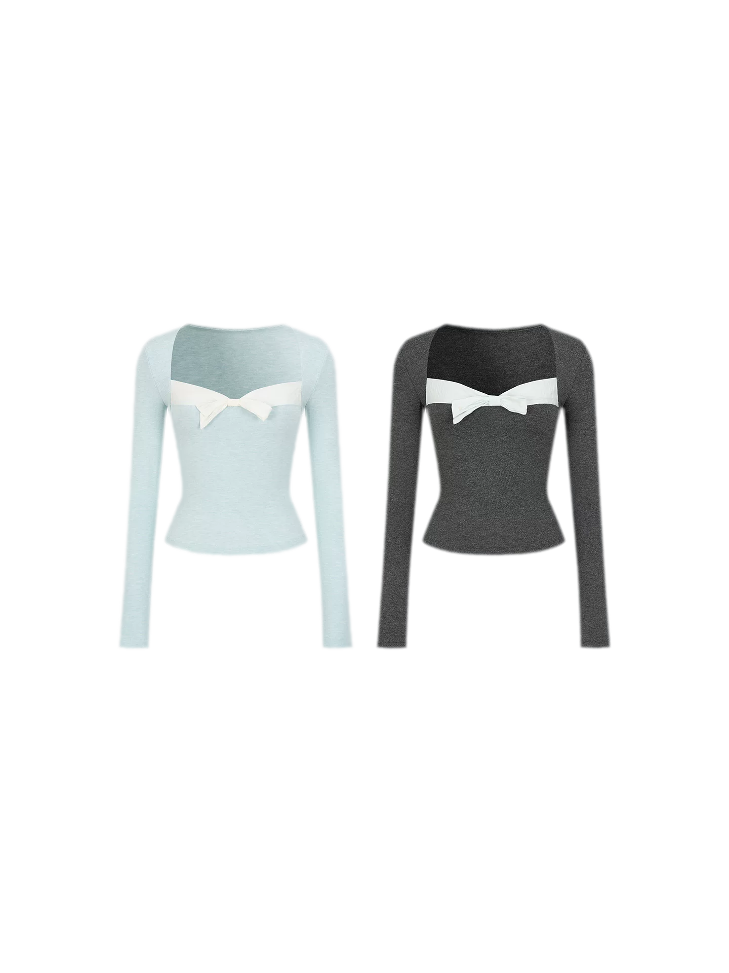 Square Neck Bow Top